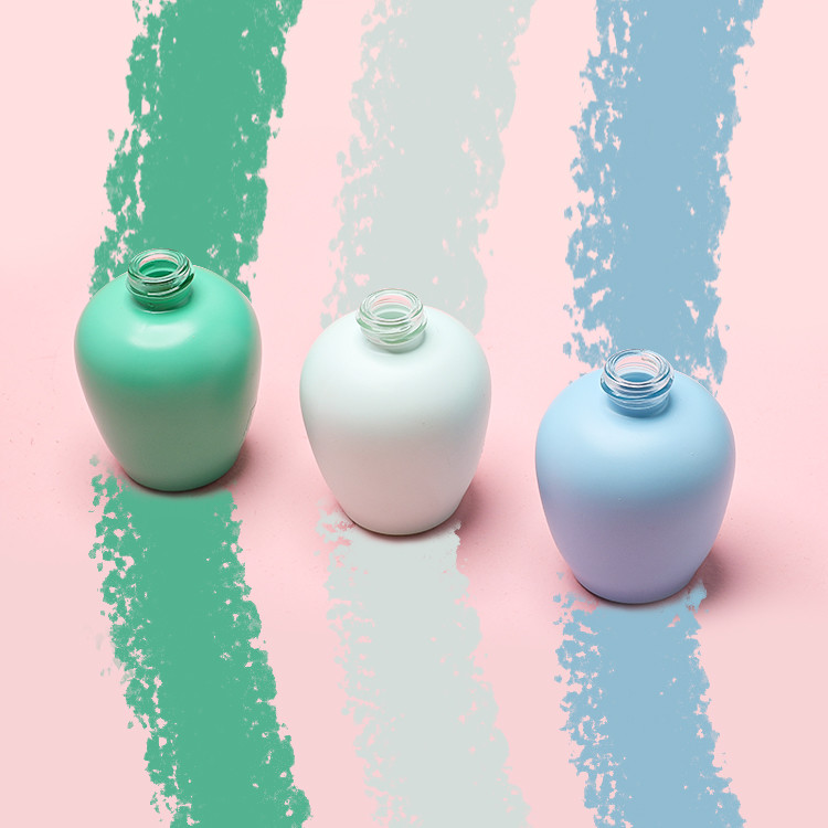 wholesale 30ml glass foundation bottle lotion pump skin care packaging glass cosmetic bottle