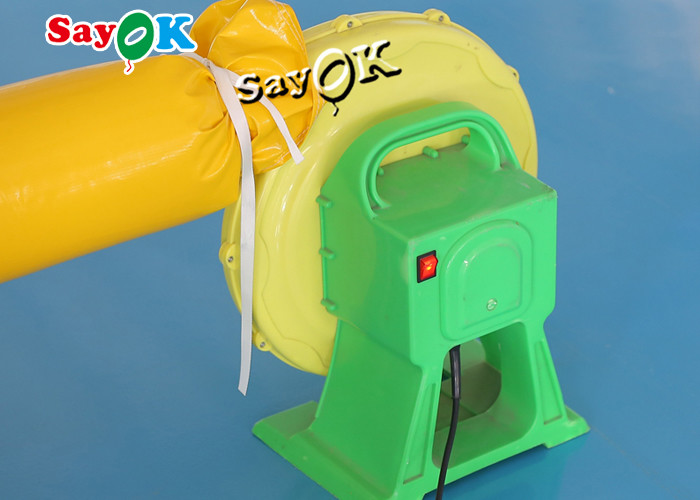 Green Small Football Jumper Inflatable Bounce Soccer Bouncer Slide Combo