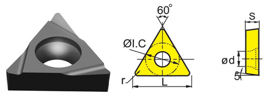 TPGH090202L、TBGH060102L,Wear Resistance Tungsten Carbide Inserts / Triangle Cemented Carbide Inserts