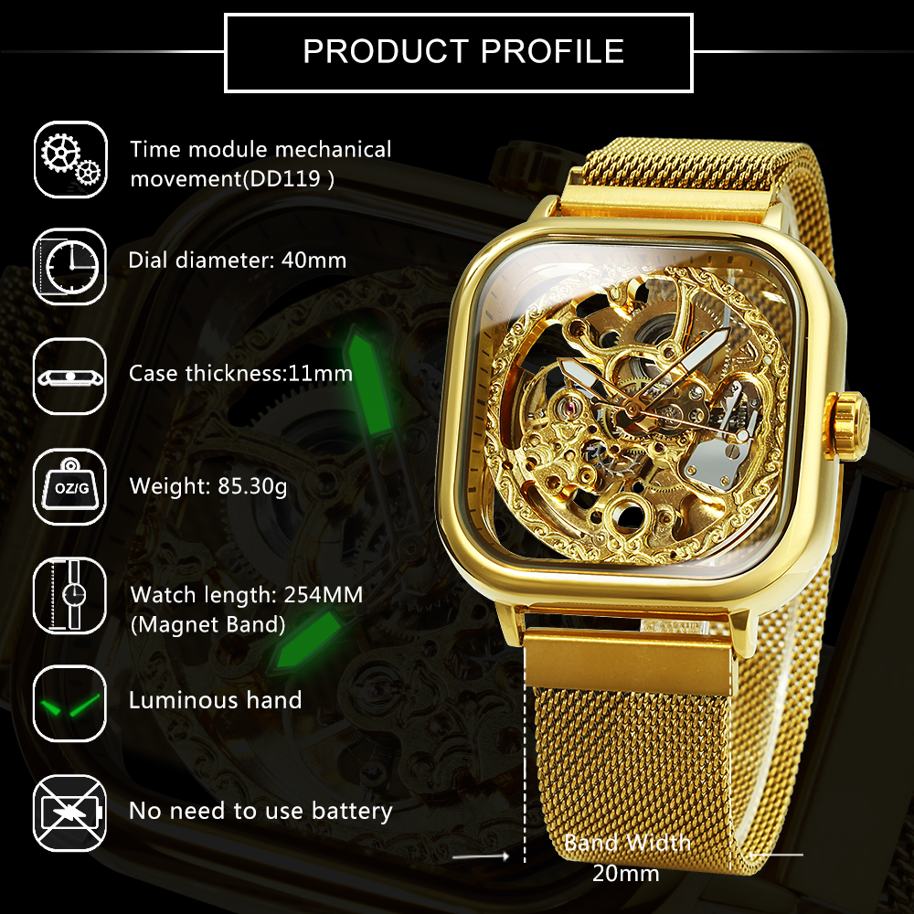 Waterproof Luminous Men Watches Luxury Steel Band Fashion Business
