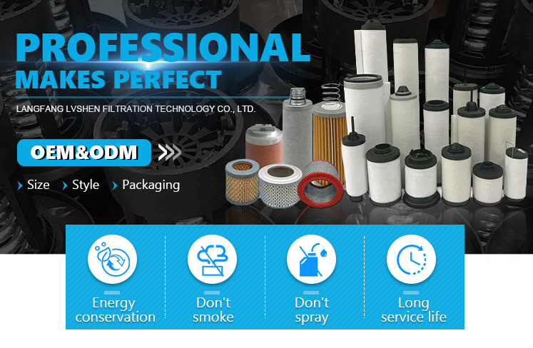 Vacuum Pump Hydraulic Oil Filter Element Cartridge 0531000002