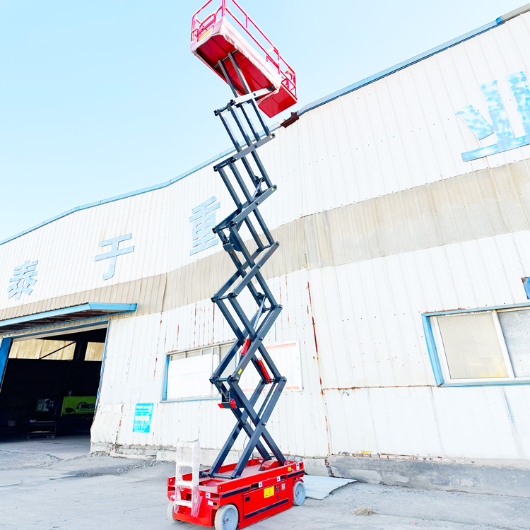 900mm Extension Mobile Electric Scissor Lift Platform for Loder Weight of 2000kg in Work