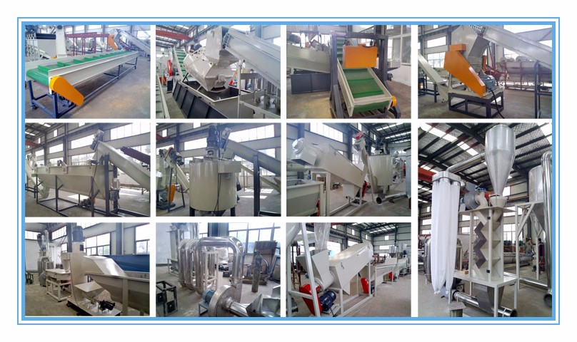 Waste PET bottle recycling line