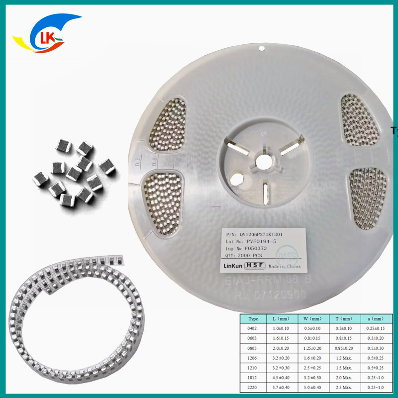 1210 SMD Voltage Surface Mount Varistor Device Volume And Weight