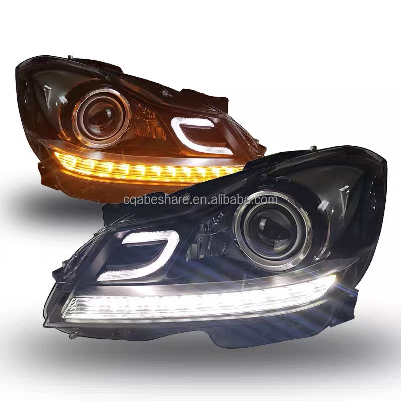 LED Daytime Running Headlights for Benz W204 2010 C180 C200 C260 C300 100% Tested