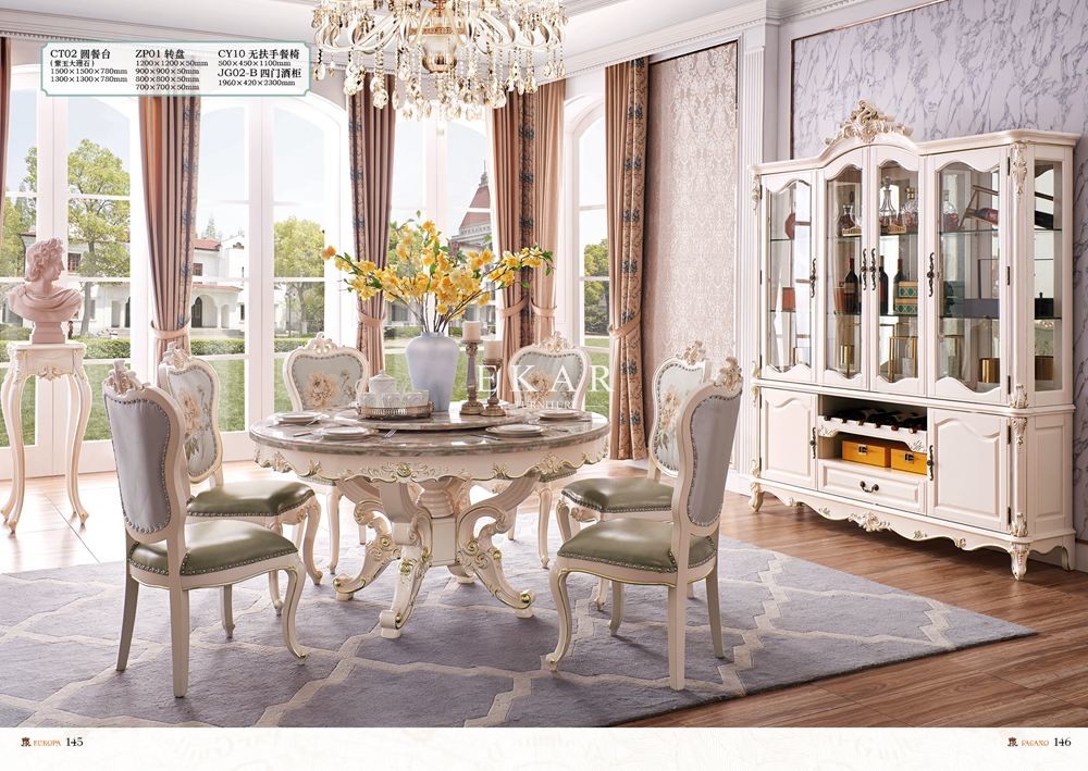 Wooden Glass Whiskey Dining Room Cabinet OY-JG02