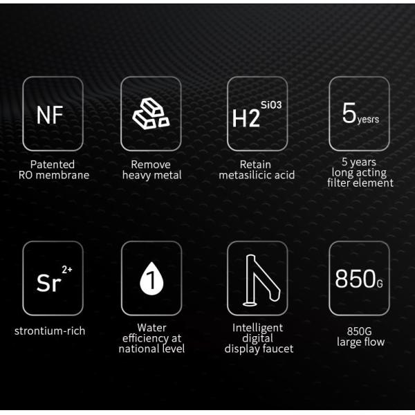 Auto Flush Commercial Reverse Osmosis Water System 120W High Performance
