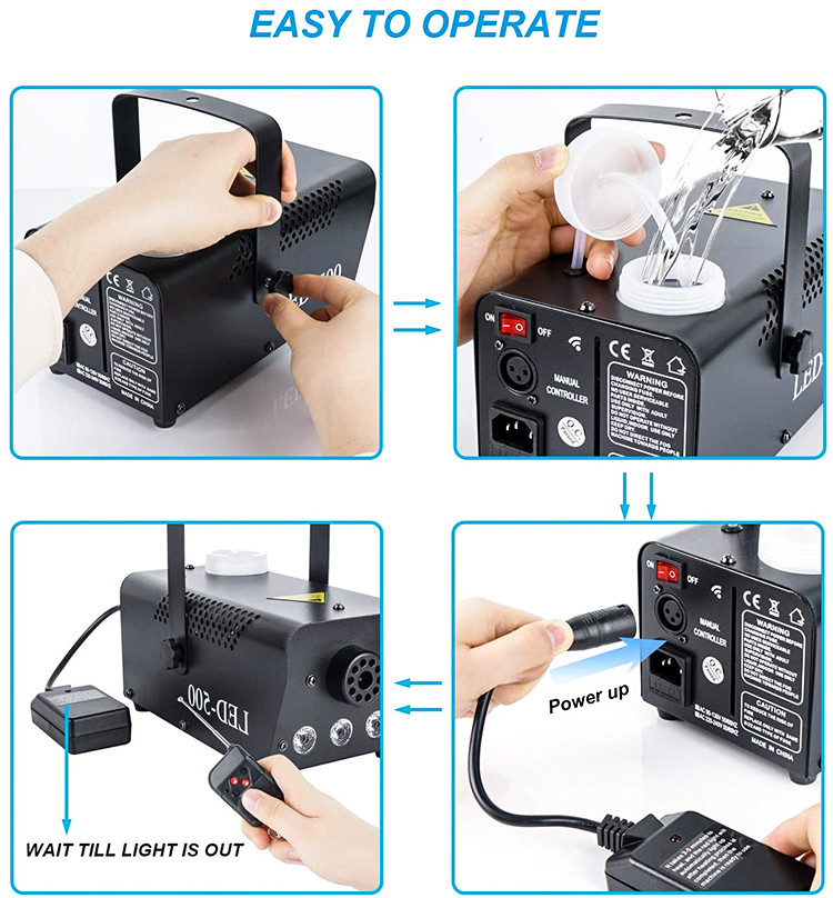 500ml Automatic Smoke Machine With Timer For Parties