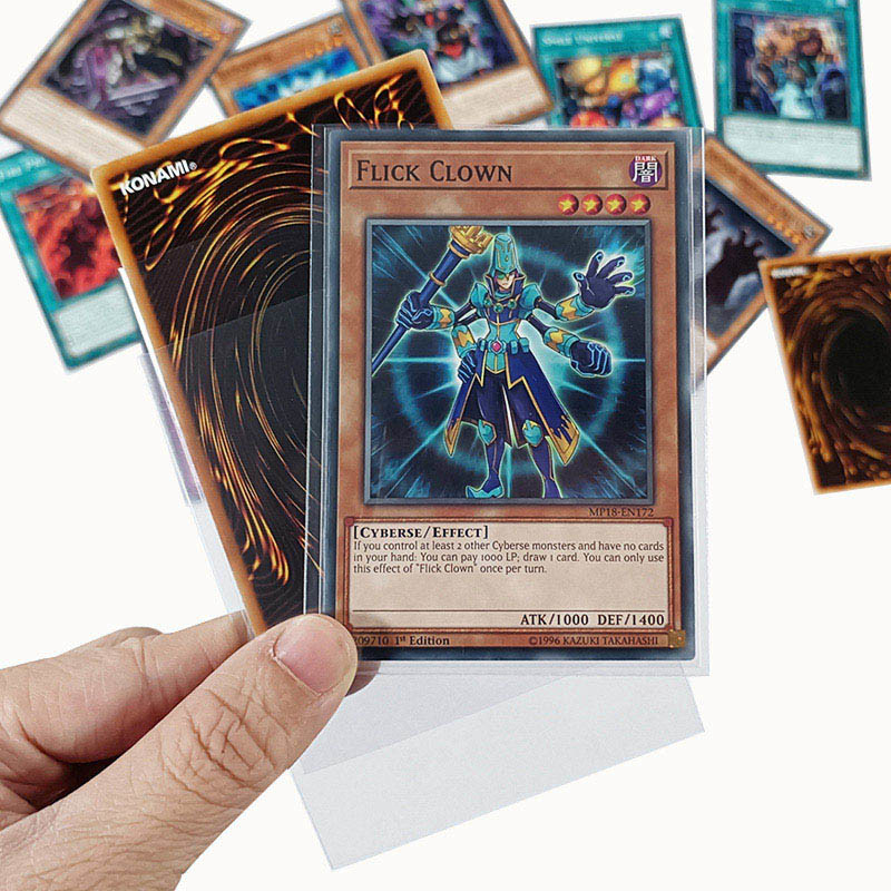 Wholesale Trading Transparent Card Sleeves 64x89mm Thick Playing Card Protector Sleeves