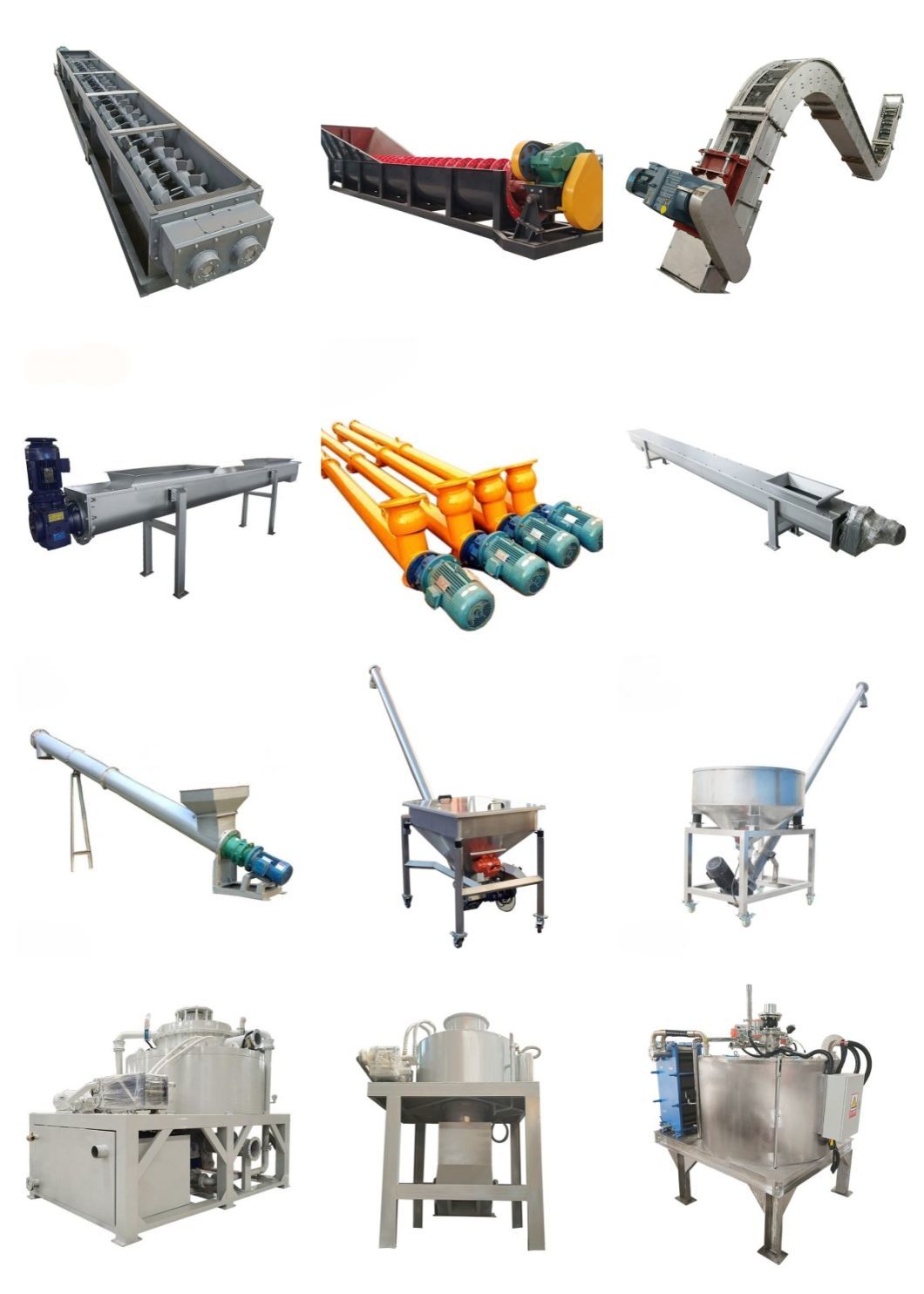 OEM Custom Widely Application Flexible Shaftless Spiral Screw Auger Conveyor