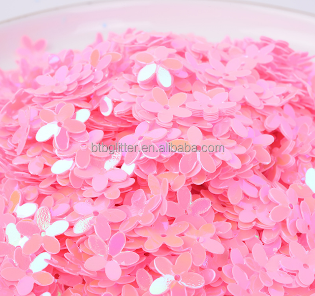 Glitter Sequins PET Art Craft Supplies Five-leaf Flower Loose Wedding Party Shoes Y3 10mm-20mm Stock Graduation Valentine's Day