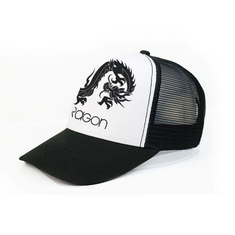 Custom Logo 5 Panel Trucker Cap Sun Visor Foam Mesh Sublimation Snap Back