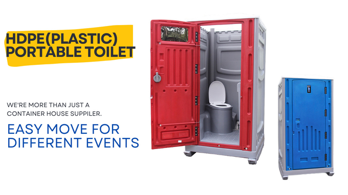 Rental Readymade Plastic Toilet
