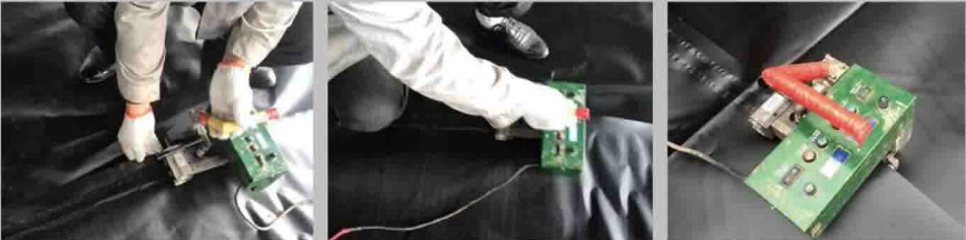 220V 0.2-2.0MM Welding Thickness Landfill Dedicated Hot Wedge Welder