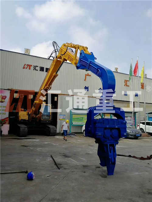 Pile Driver Attachments 2800rmp Excavator Vibro Hammer