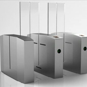 220V Turnstile Biometric Access Control , Sliding Turnstile Gate With Card