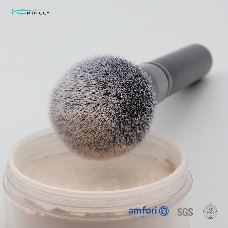 1pcs Aluminum Ferrule Portable Powder Brush For Face