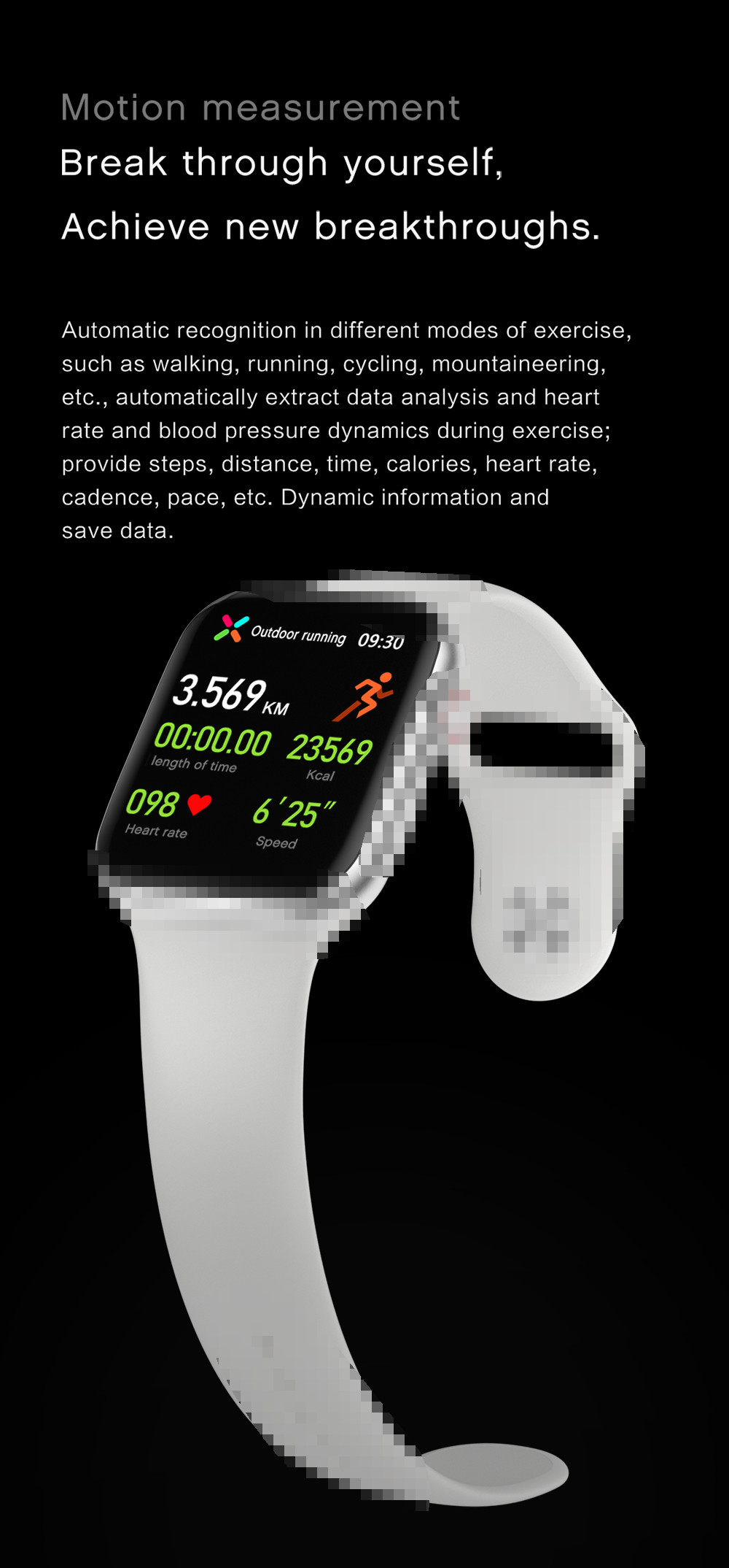 170mAh 1.75 Inch Bluetooth Calling Smartwatch BLE5.0 FK99 PK HW22