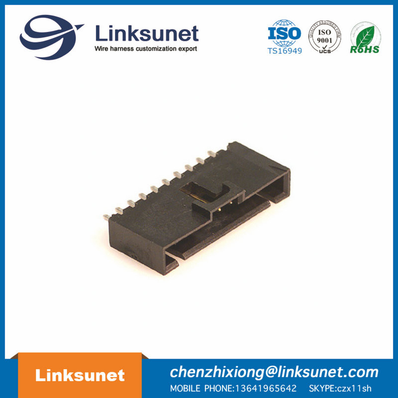 Black Male Female Wire Connectors 70543 - 0009 MOLEX / 2.54mm Pitch PCB Headers