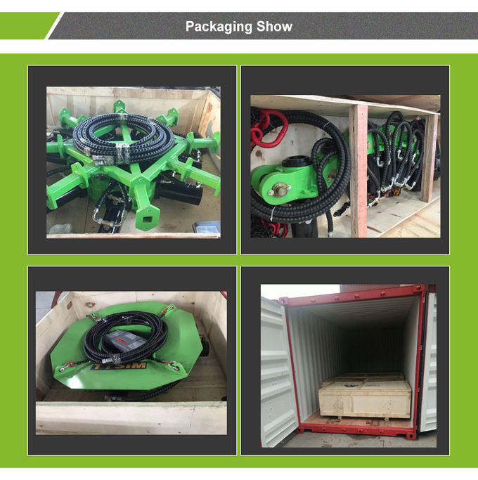 600kN Max rod pressure Hydraulic Pile Breaker For Round Concrete Pile Cutting Machine