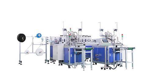 Ear Loop Face Mask Manufacturing Machine , Surgical Mask Making Machine
