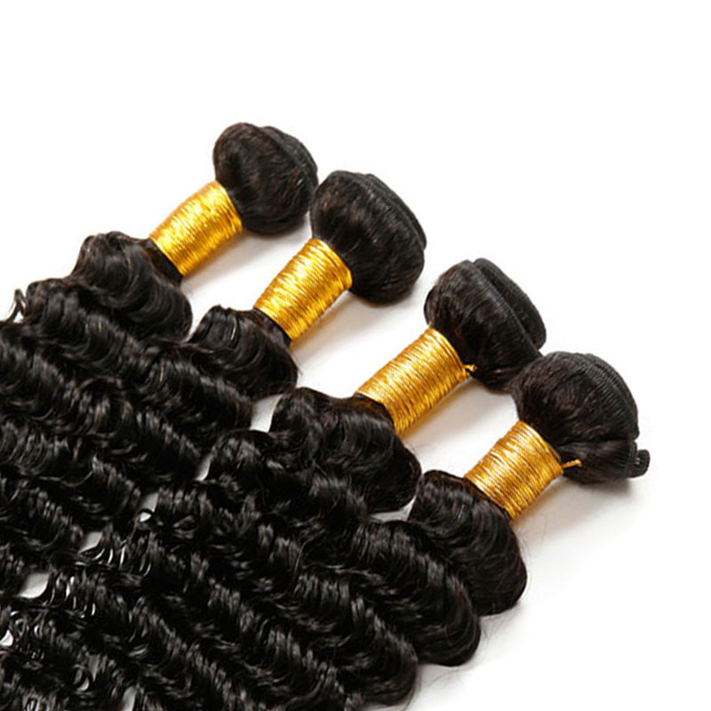 Full Wet Deep Wave Virgin Hair Bundles No Tangling No Shedding Hair Bundles