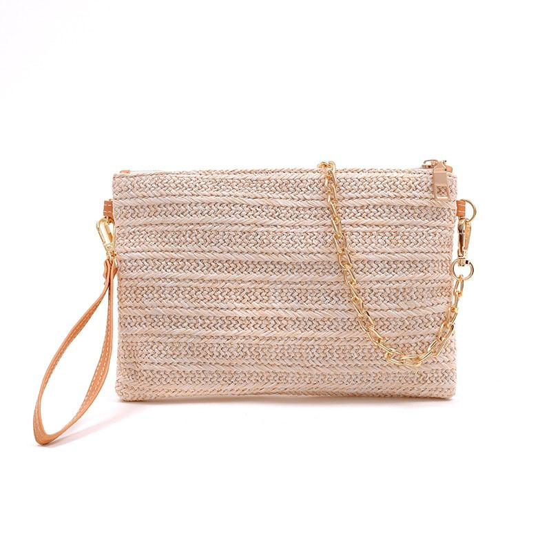 Beach Summer Straw Woven Bag , Women Woven Messenger Bag Leisure