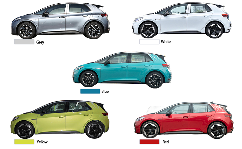 Adult 4 Wheel Volkswagen VW ID.3 Sedan EV Cars New Energy Vehicles