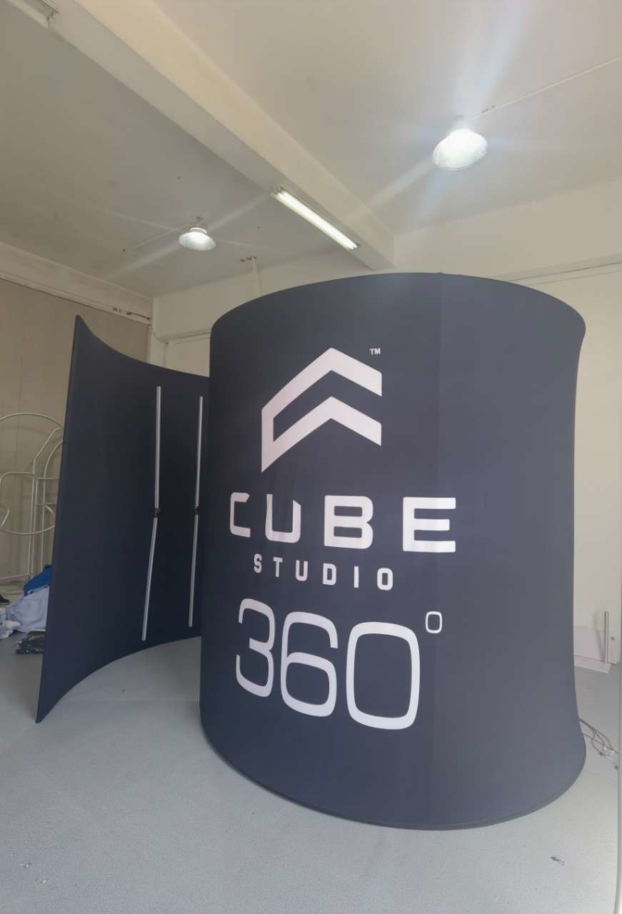 Party Wedding Events 360 Photo Booth Backdrop With Colorful Light