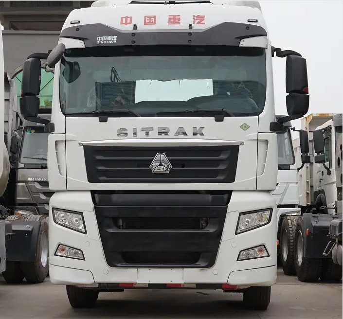 Manual Transmission 2022 2023 LNG CNG Tractor Truck in Uzbekistan Sitrak Sinotruk with Gross Vehicle Weight 20001-25000 kg