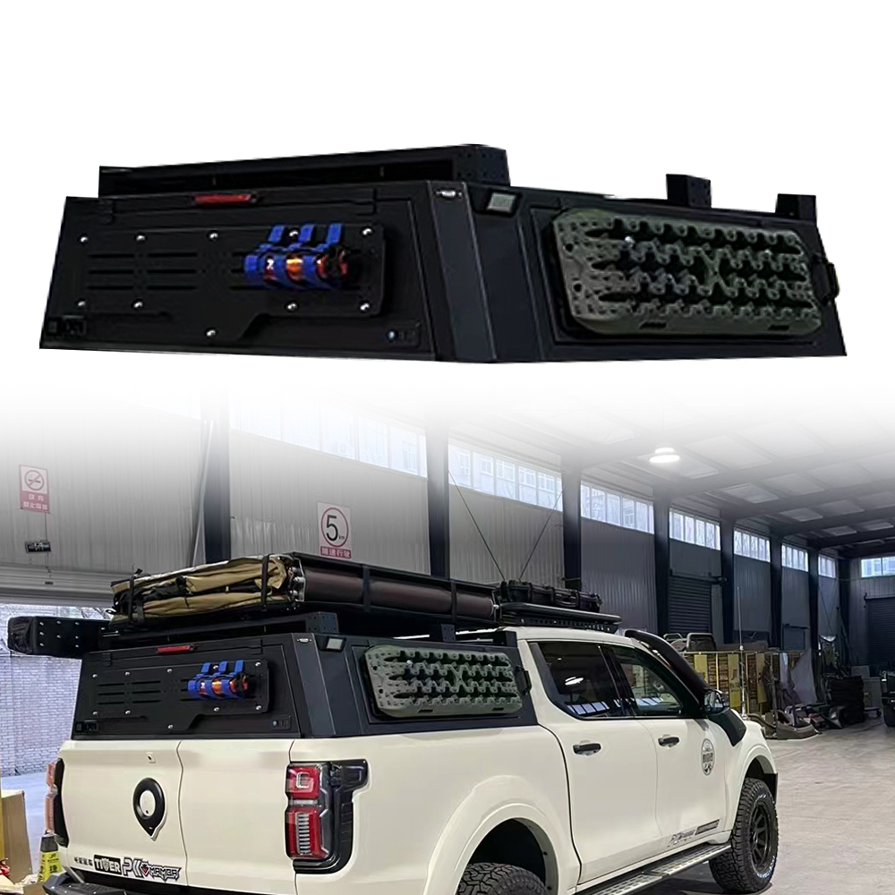 GWM POER Pickup Truck Bed Covers Aluminium Alloy Trunk Bed Rack