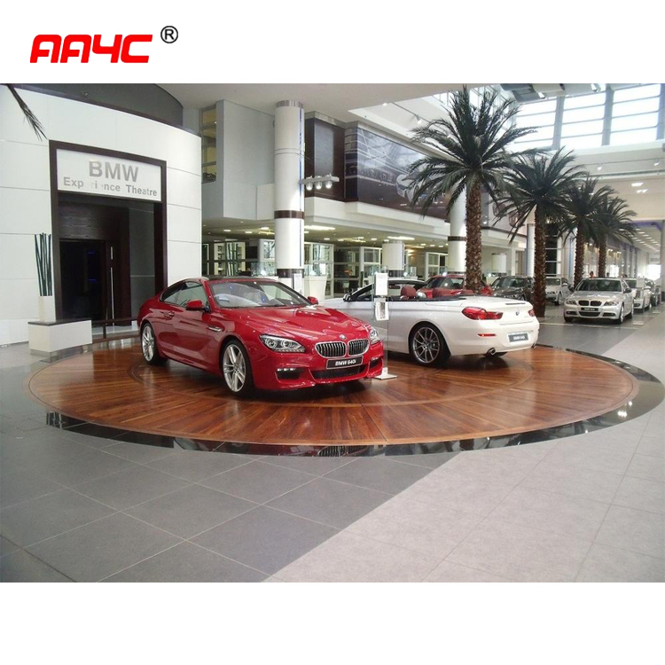 Galvanized 360 Car Turntable Hydraulic Car Parking Rotating Platform For Auto Show Heavy Duty