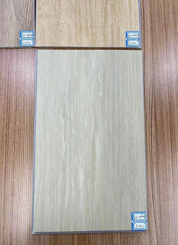 LS-W8006 Modern Oak Click Resilient Vinyl SPC Flooring Waterproof Easy Spicling