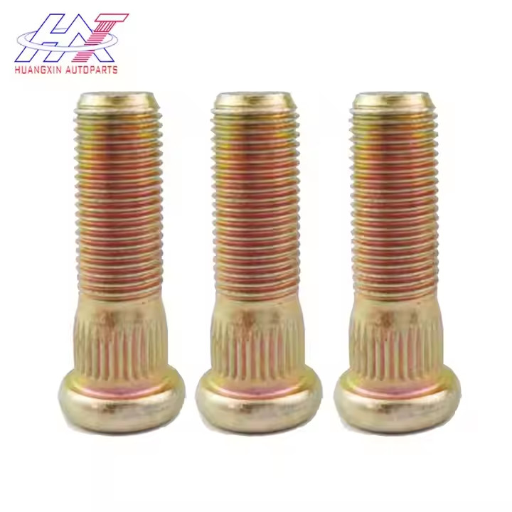 25mm Thread Length Extended Lug Studs Steel 12mm Diameter Knurl