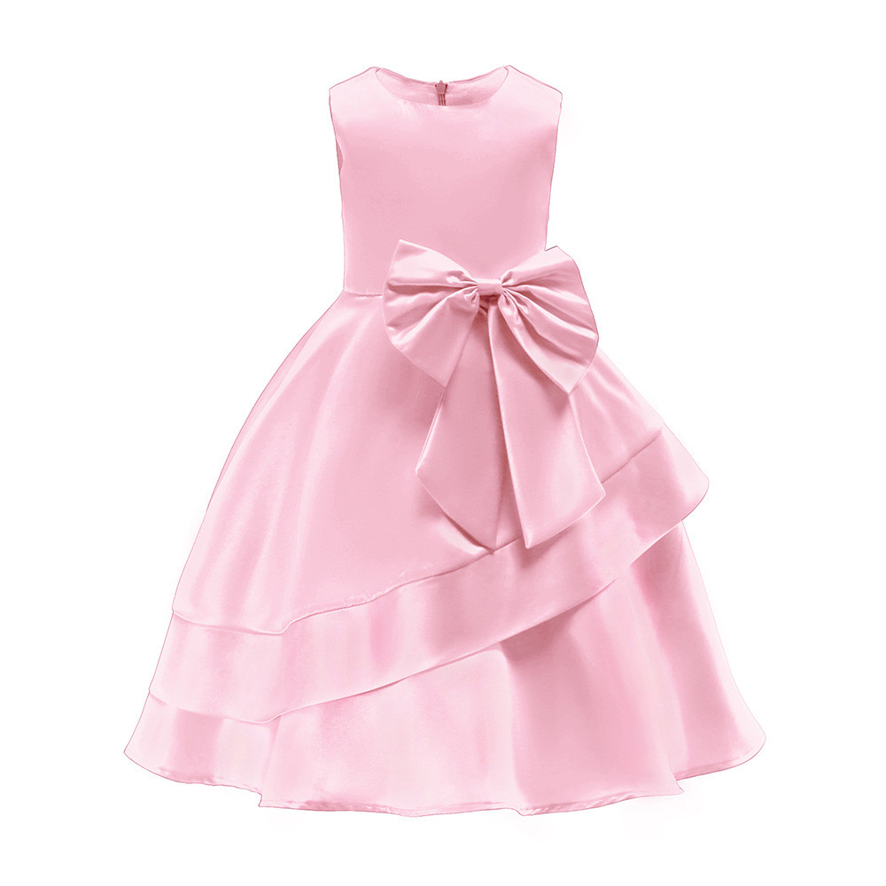 Wine Red/Pink Floor Length Girl Dress e Girl Girls Unicorn Niños Roupas Infantis Menina Elsa Vampirina Jurken Dress Niña