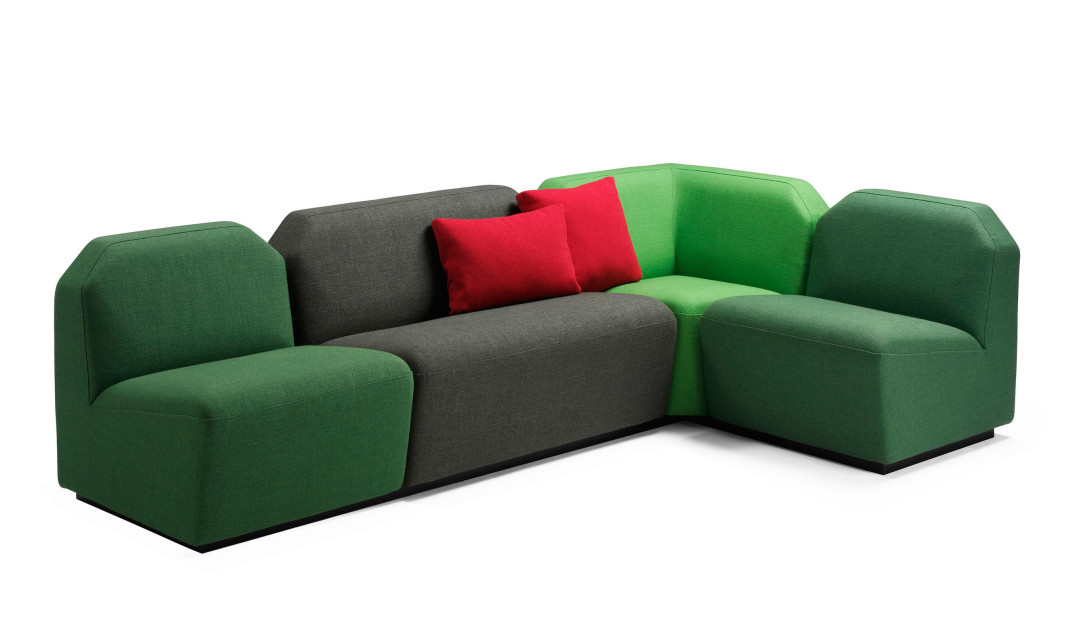 Single Double Card Seat 120*60*100 Cm Modern Sectional Couches