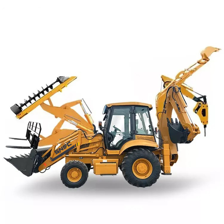 2.5 Ton Shovel Side Shift Tractor Backhoe Loader Maquinas Retroexcavad Backhoe Loader