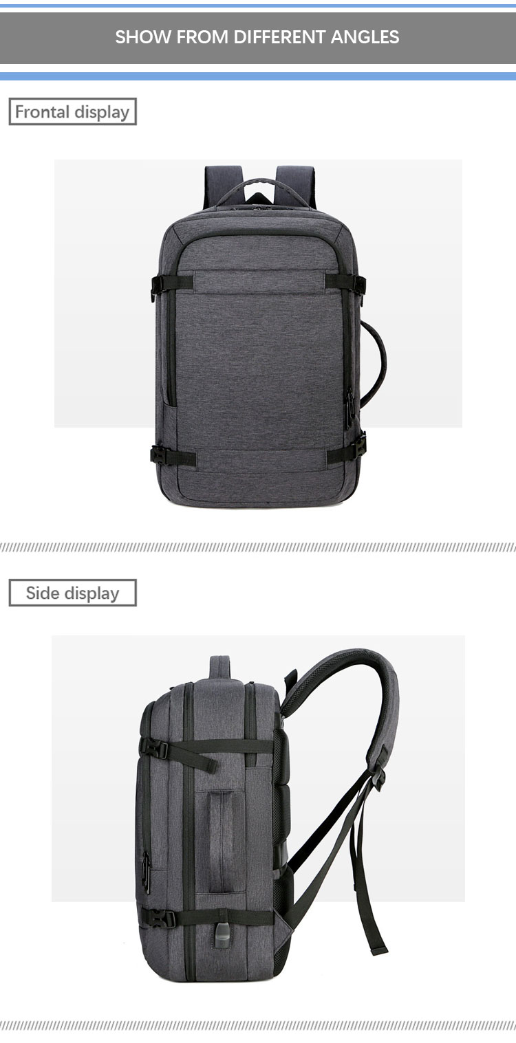 Waterproof Laptop Backpacks Multifunctional Work Computer Backpack With USB Port