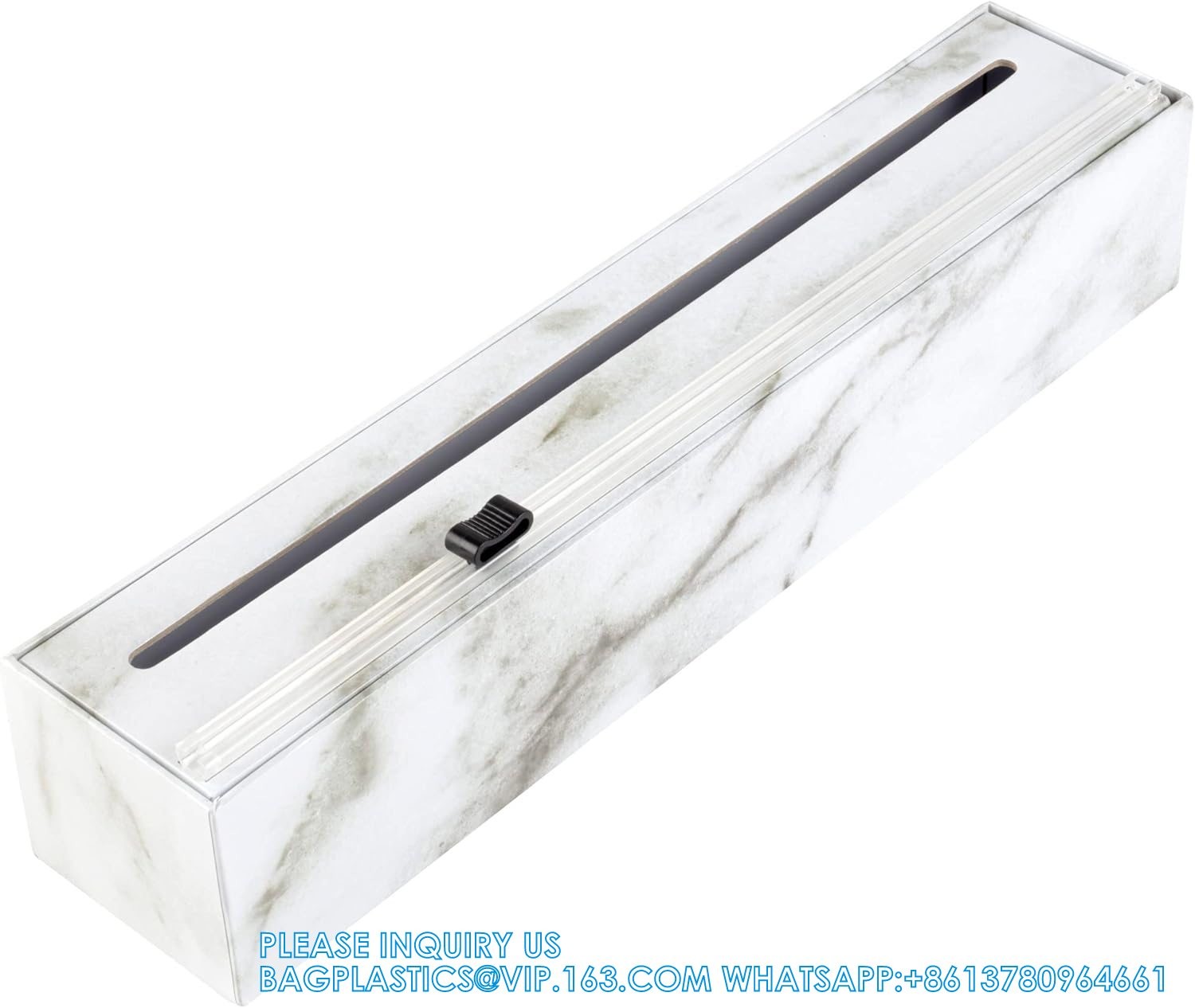Refillable Pla Wrap Dispenser PVC Cling film Professional BPA Free Plastic Wrap Reusable Dispenser Slide Cutter