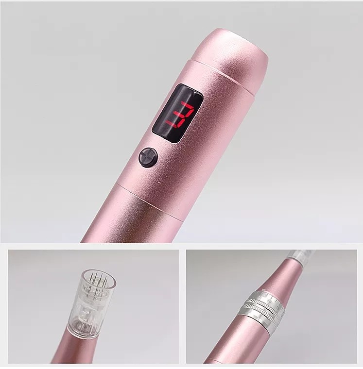 Professional Microneedling Pen - Wireless Derma Auto Pen - Best Skin Care Tool Kit for Face and Body