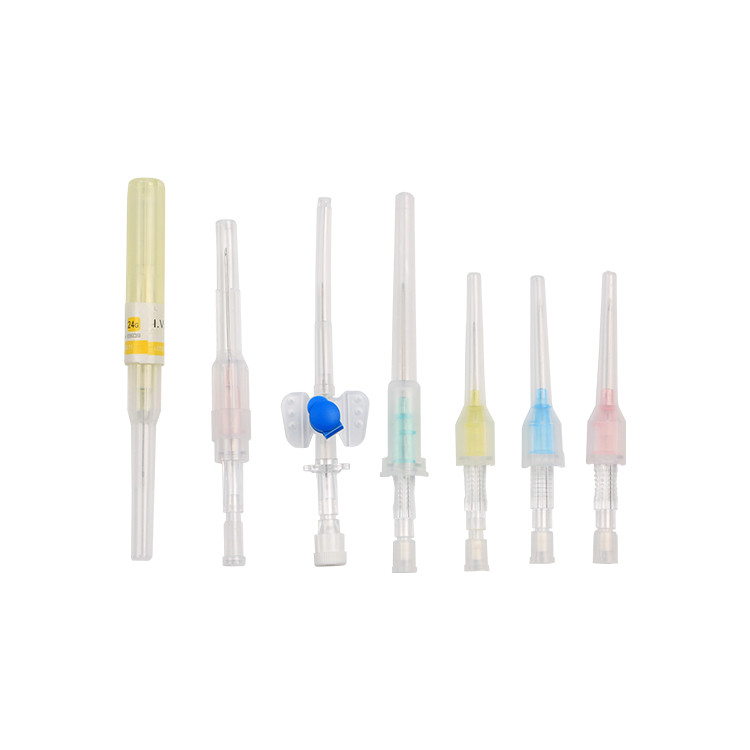 I.V. Cannula Sterile Venous Indwelling Needle CE Injection Port Type