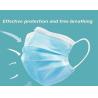 Buy cheap Odorless Medical Consumable Supplies Blue Hypoallergenic Face Mask from wholesalers