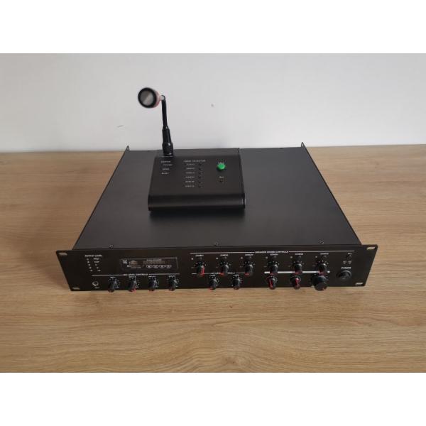 OEM 60W Speaker Amplifier Black 2U Rack Mount Mixer Amplifier