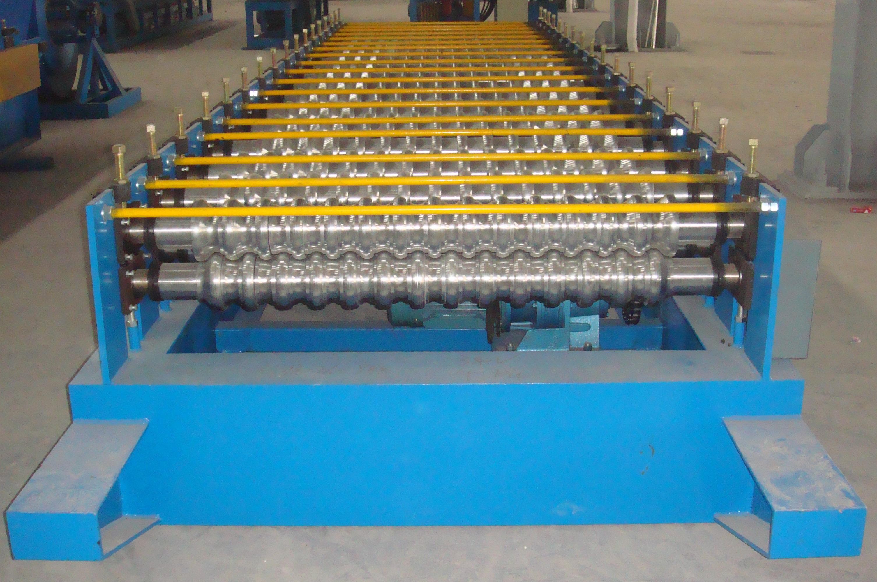 Structural Roof Panel Steel Corrugated Roll Forming Machine Approved CE