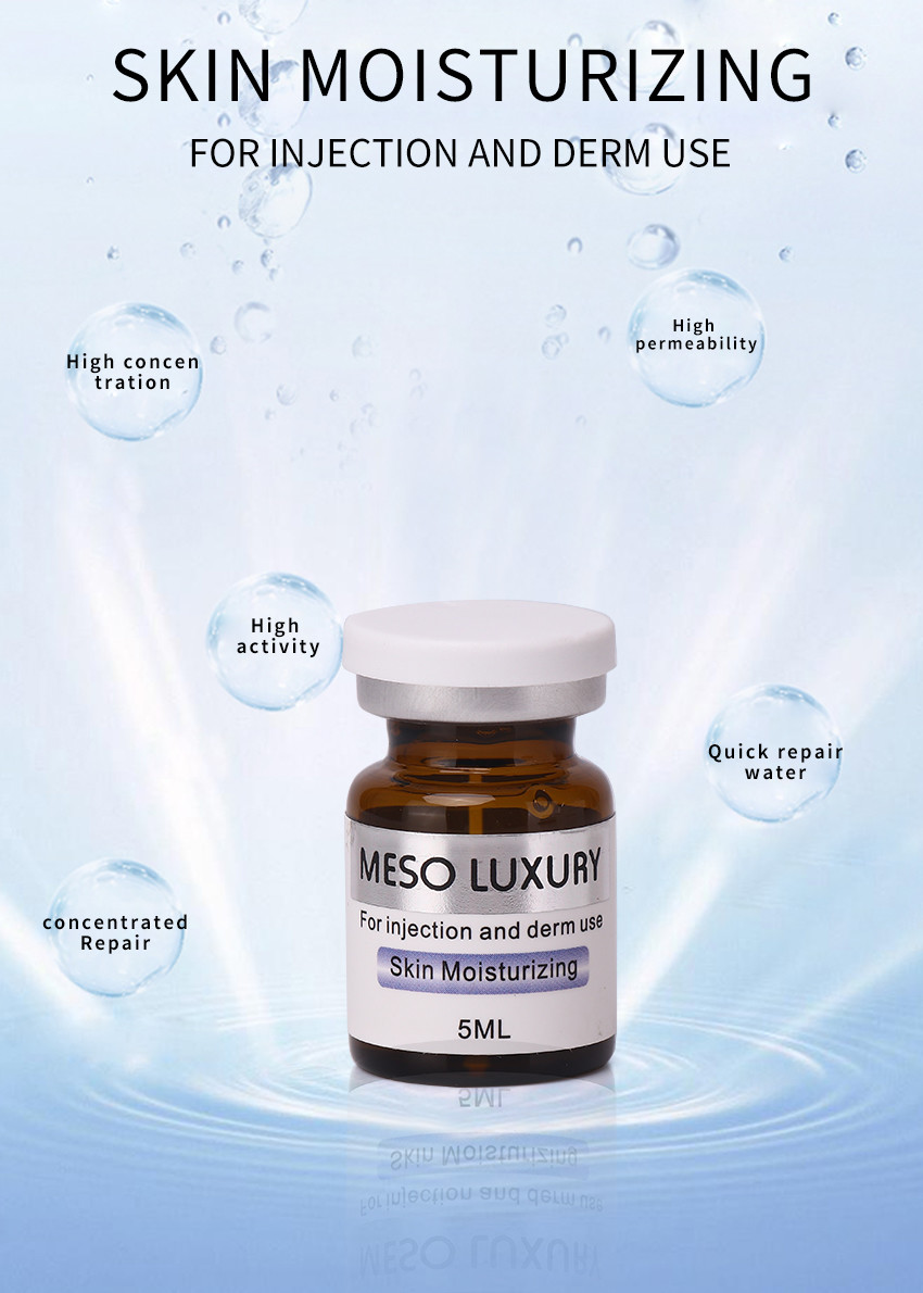 Mesotherapy Skin Moisturizing Serum 5ml Transparent Hyaluronic Acid Serum For Face