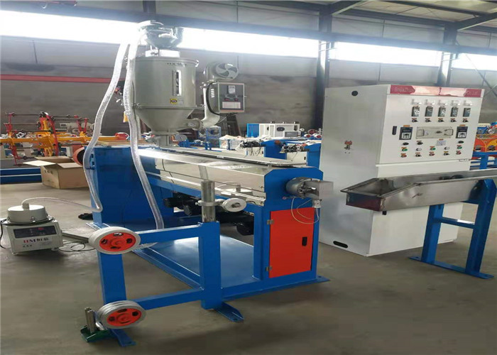 1.0-6.0mm PVC Wire Coating Machine High Speed Easy Operating 15kw 90kg/ Hour