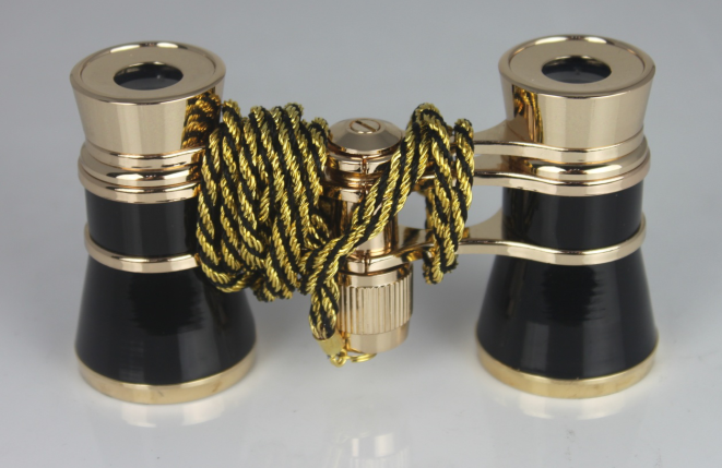 28mm Optics 3X25 Binoculars Opera Glasses Antique Style Telescope With Handle
