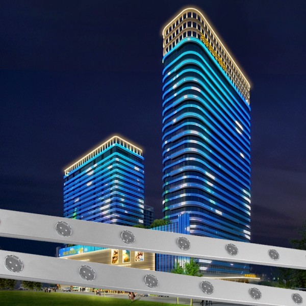 LED Point Lights Outdoor Waterproof RGB Programmable Pixel Light Source for Building Facade Media Lighting Advertising Decoration DMX Control High