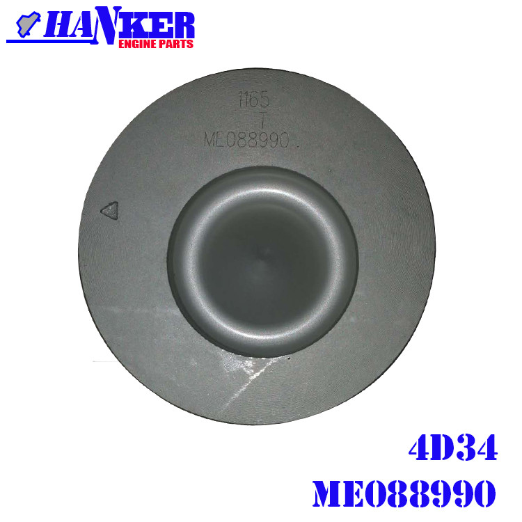 Hanker 6D34 4D34 ME088990 Diesel Engine Piston For Mitsubishi