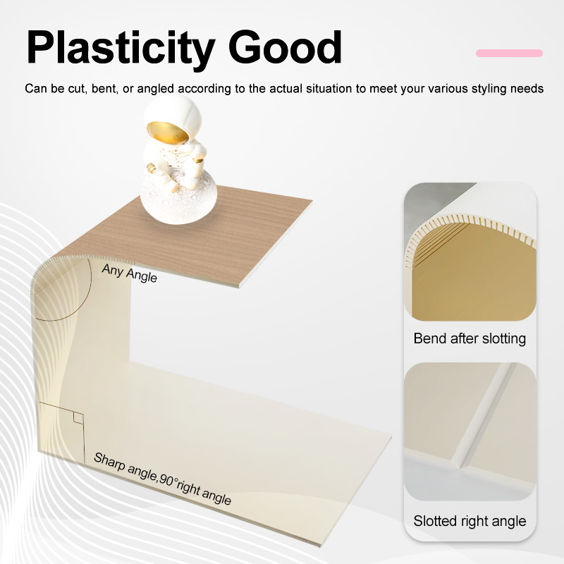 PET Marble Sheet Moisture Proof Bamboo Charcoal Wood Veneer Pvc Decorative Wall